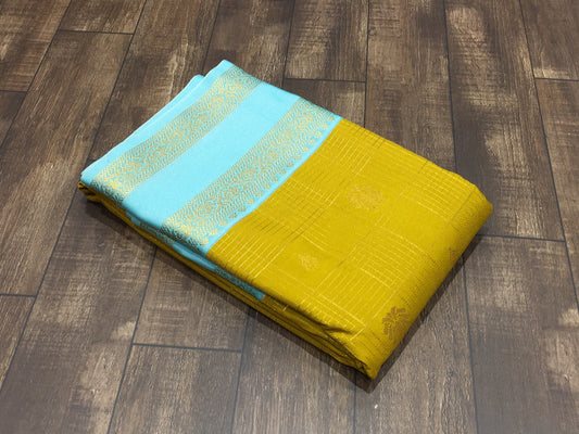 Semi Kanchipuram silk