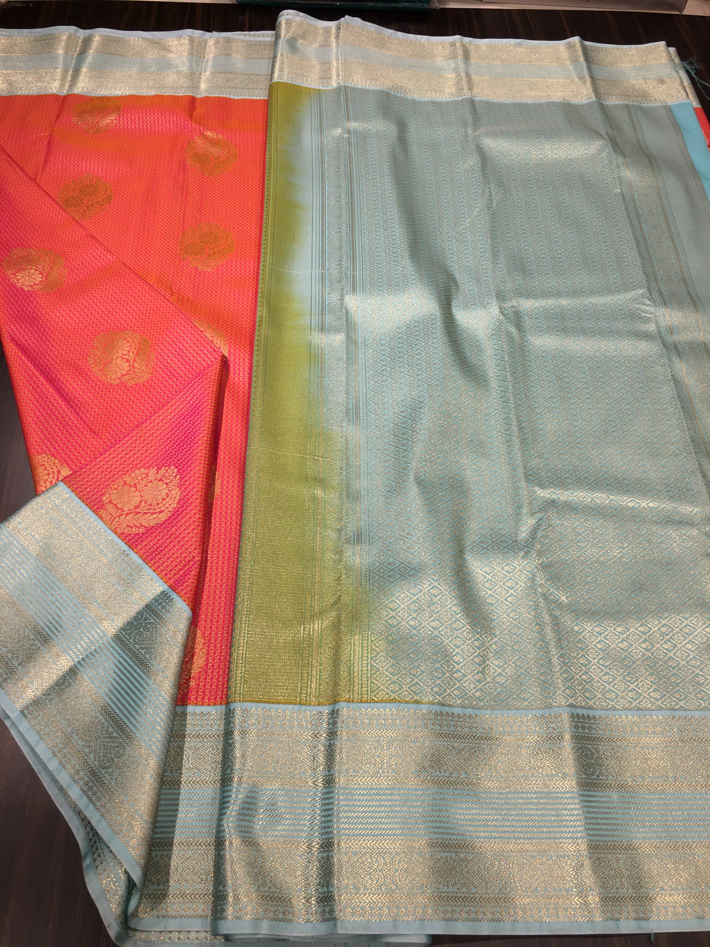Semi Kanchipuram silk