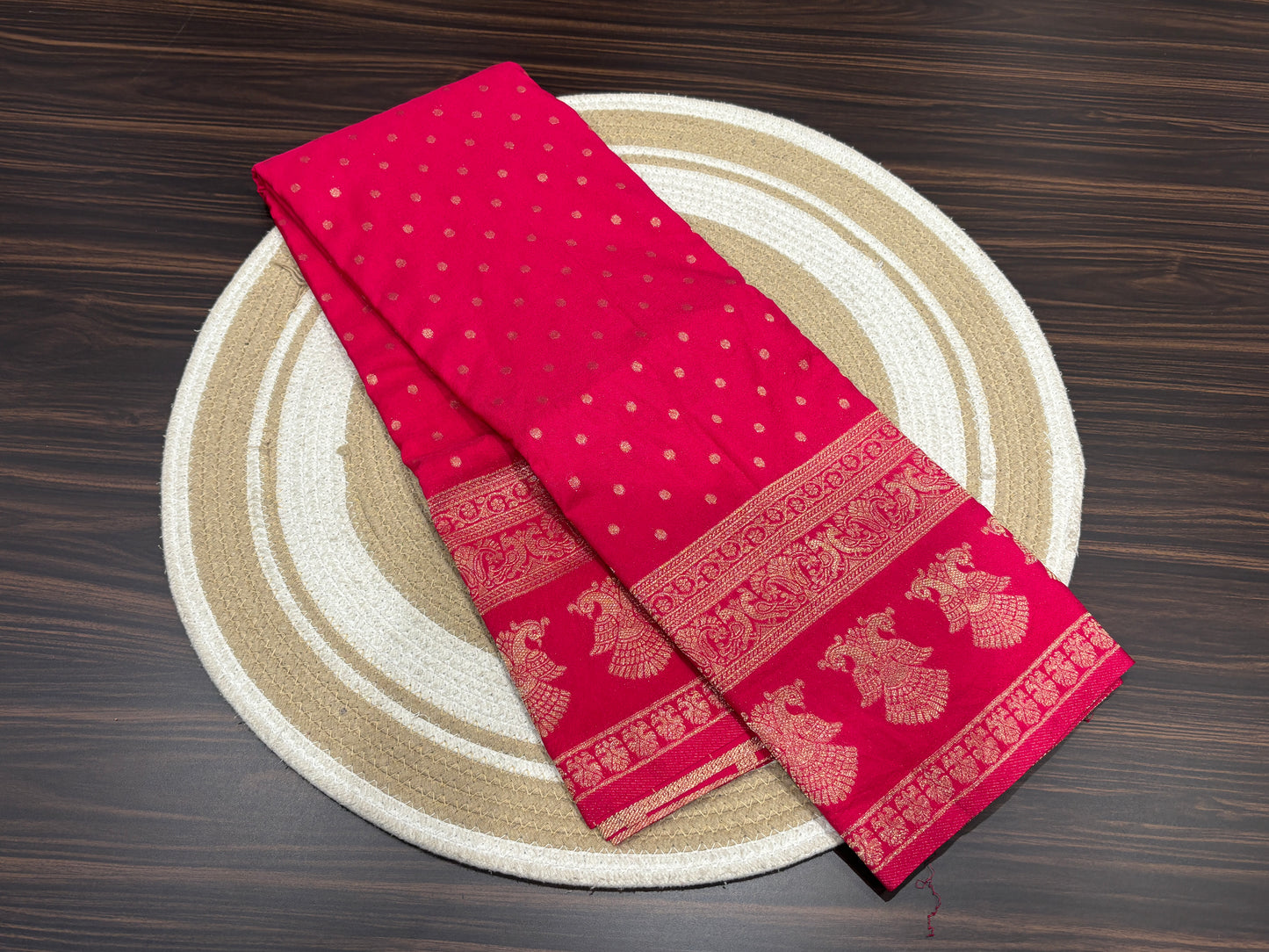 Soft crape saree