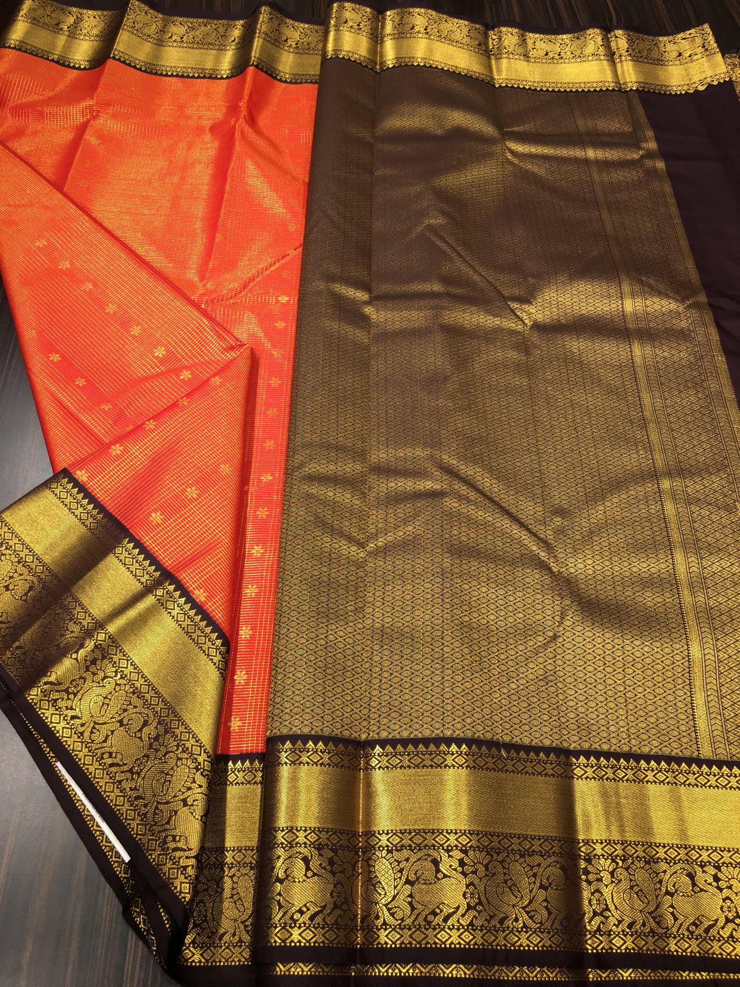 Semi Kanchipuram silk