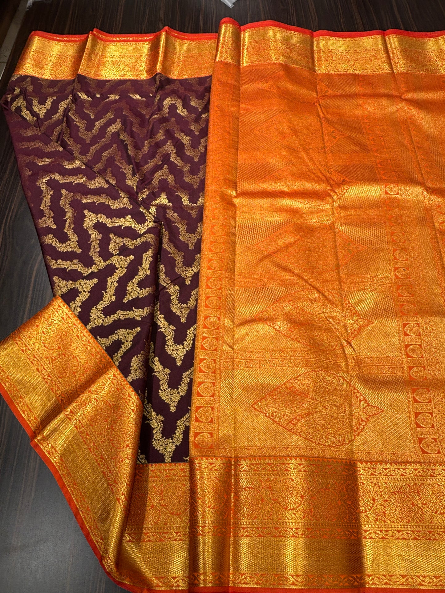 Semi Kanchipuram silk