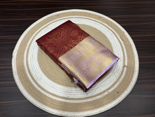 Semi Kanchipuram silk