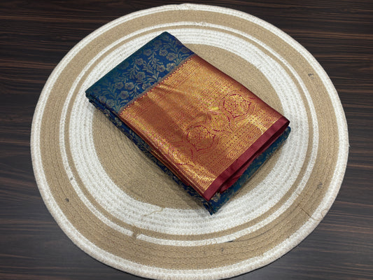 Semi Kanchipuram silk