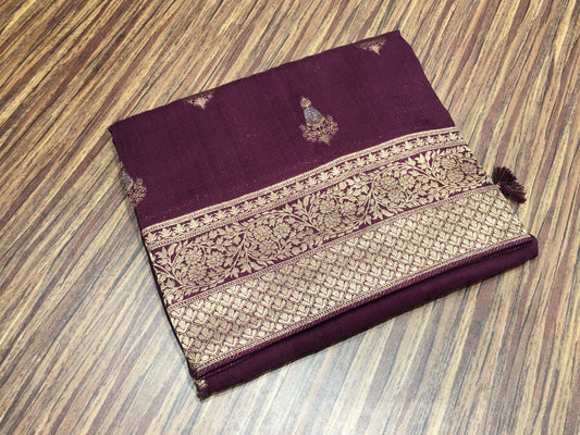 Russian crape saree