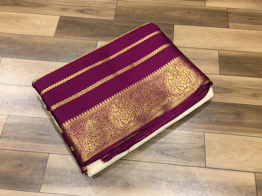 Semi Mysore crape silk