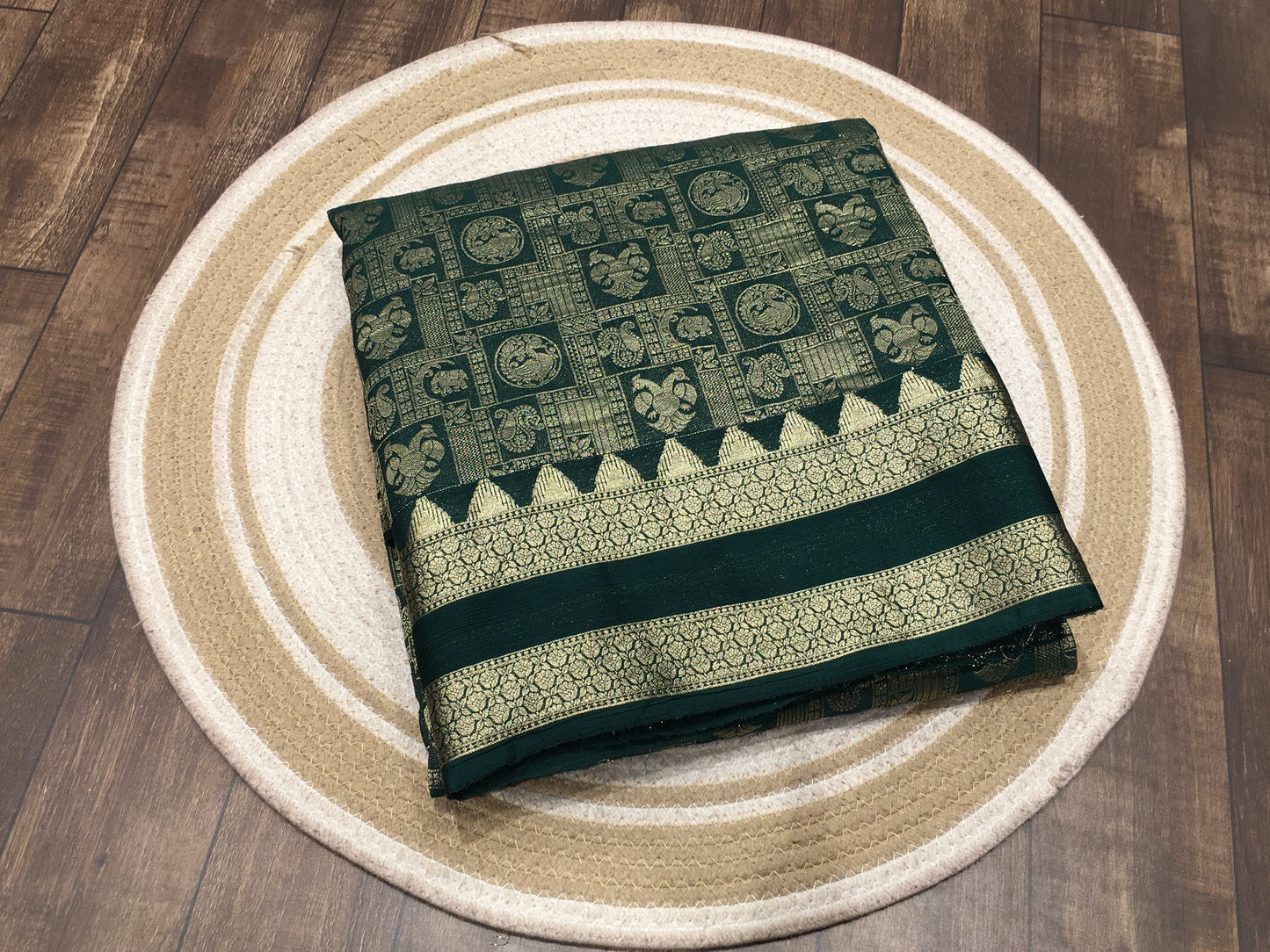 Chiffon broced saree