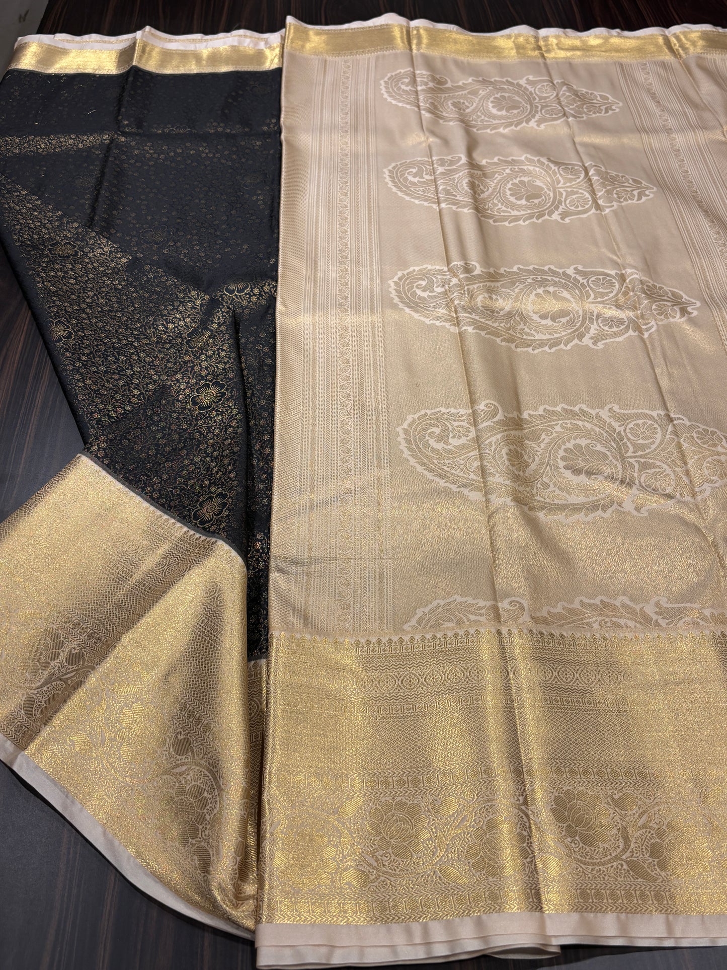 Semi Kanchipuram silk