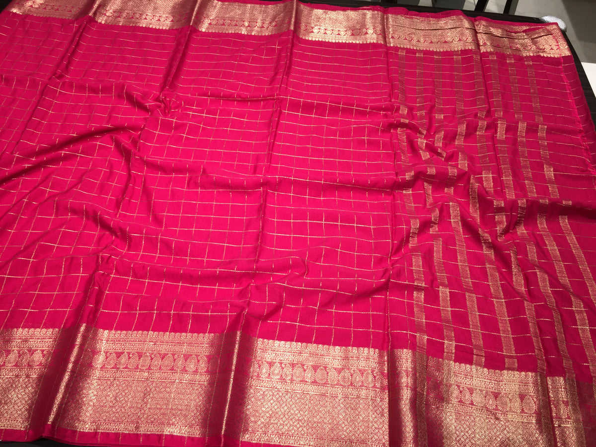 Semi Mysore Crape Silk