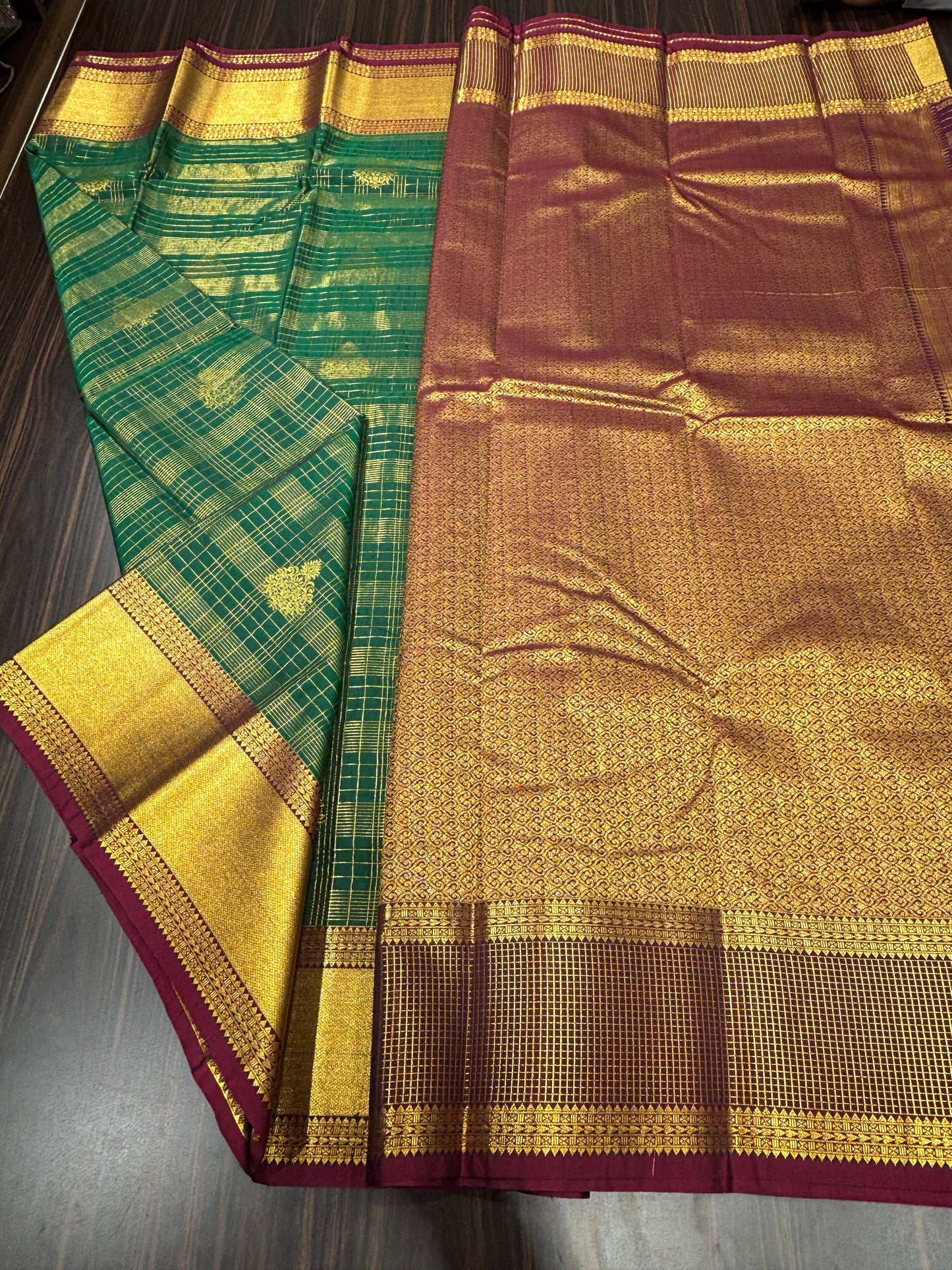 Semi Kanchipuram silk