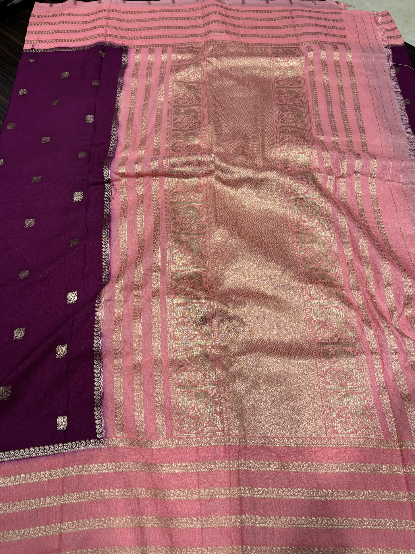 Soft crape saree