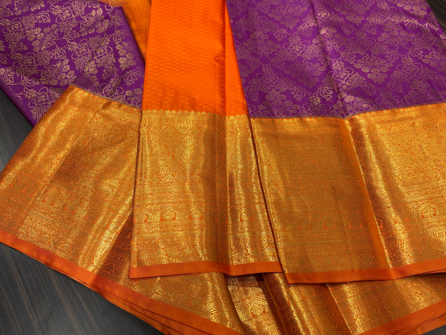 Semi Kanchipuram silk