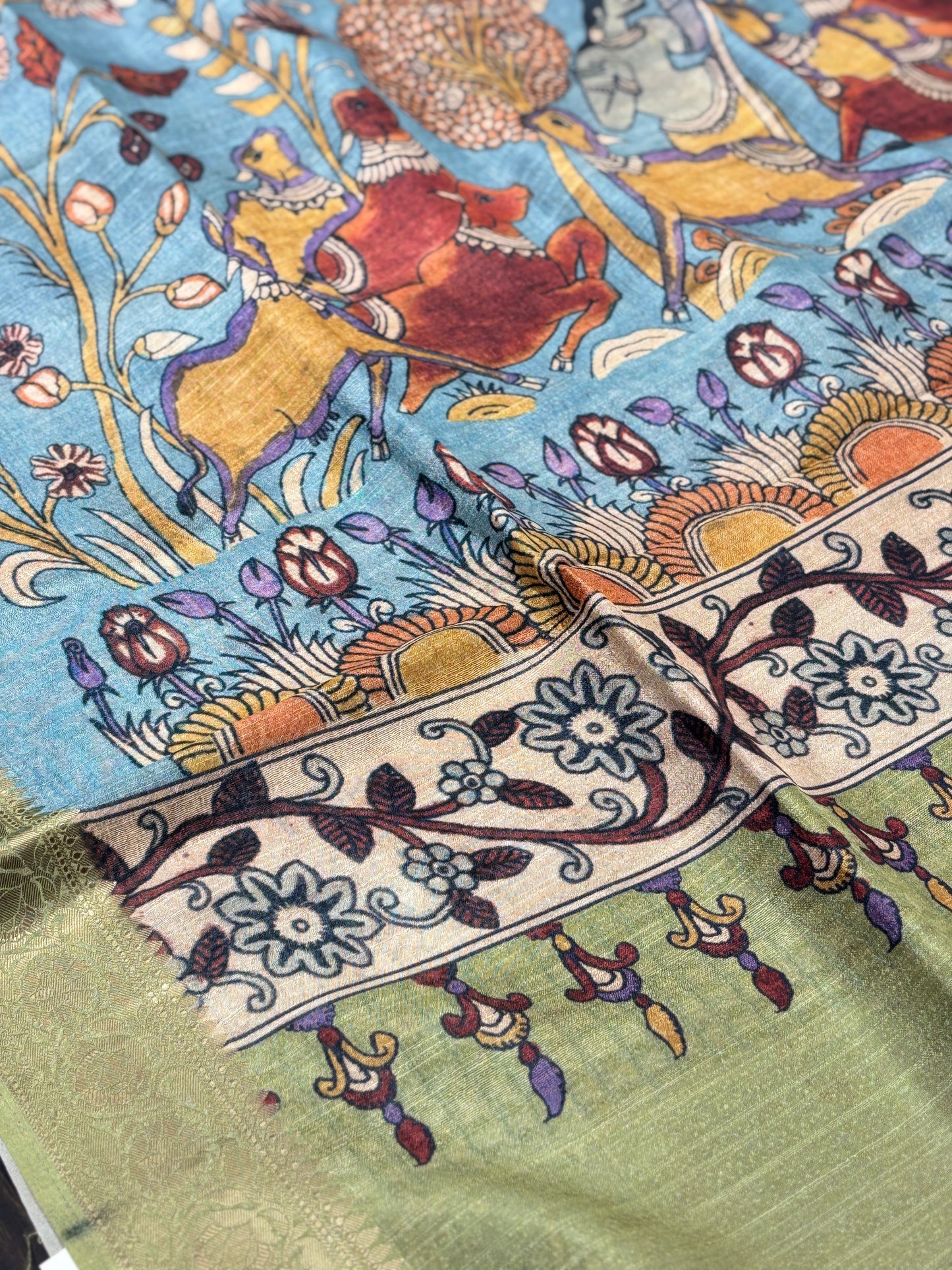 Kalamkari saree