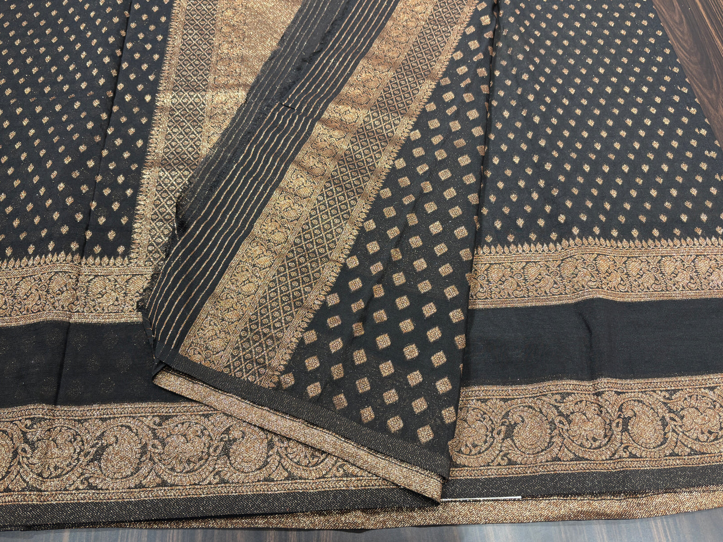 Chiffon georgette saree