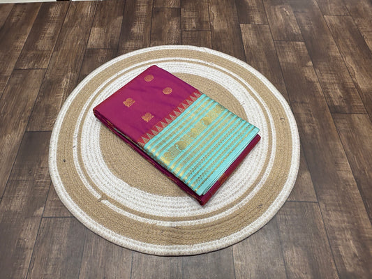 Semi Kanchipuram silk