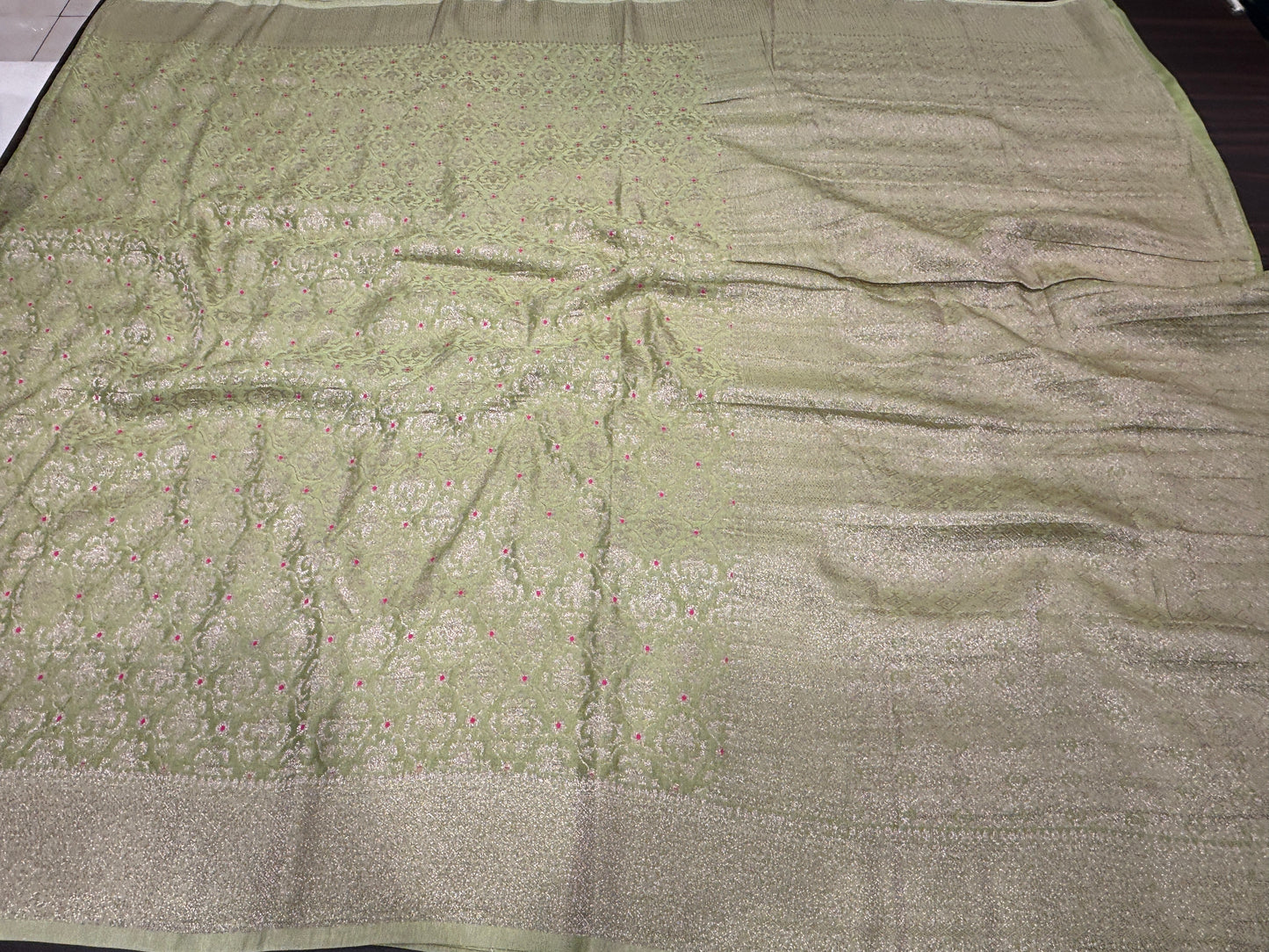 Chiffon georgette saree
