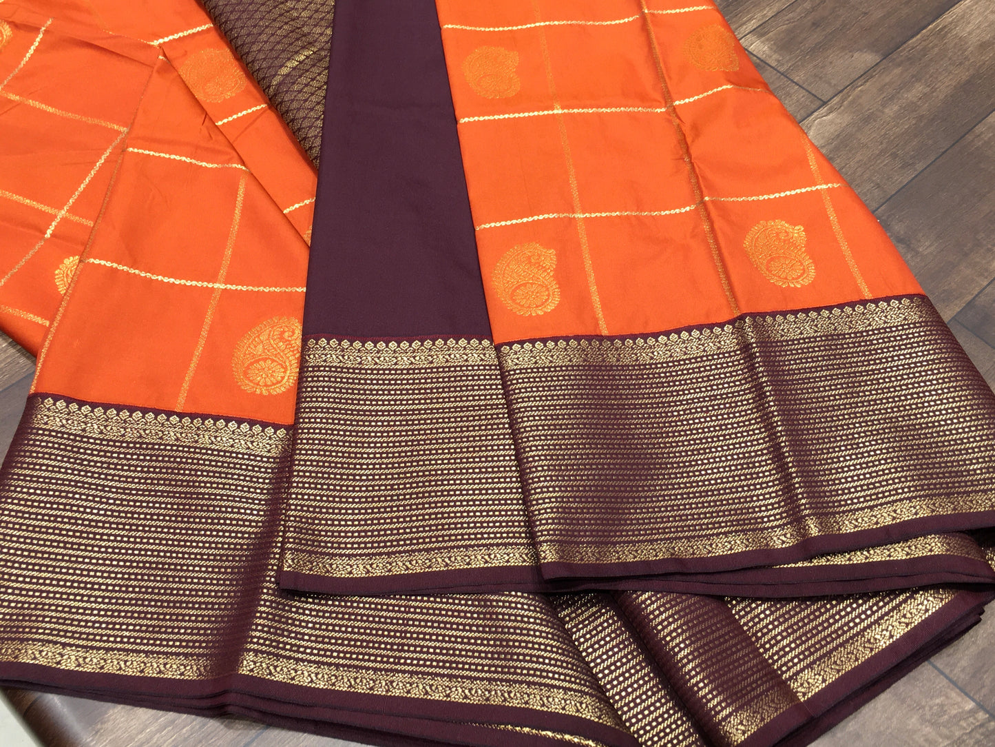 Semi Kanchipuram silk