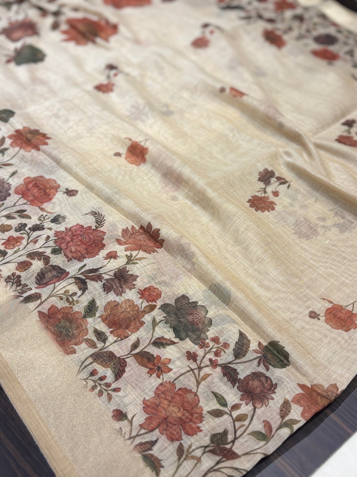 Fancy cotton saree