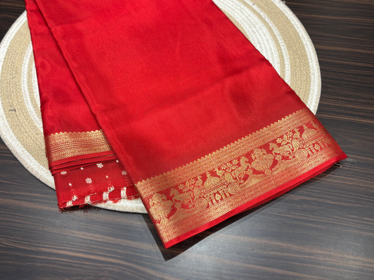 Semi Mysore Crape Silk