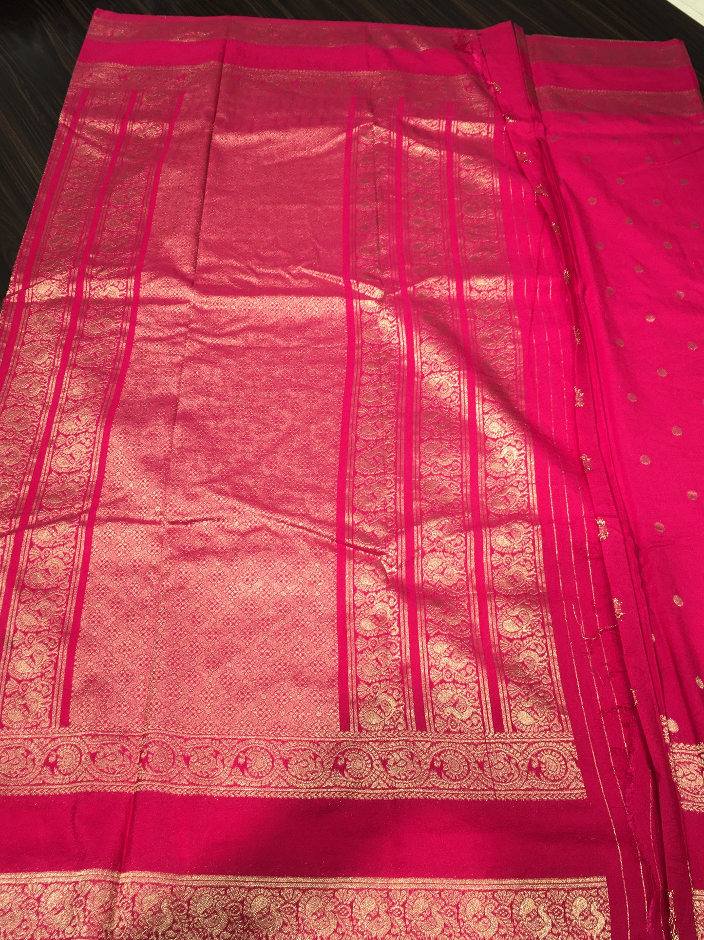 Soft crape saree