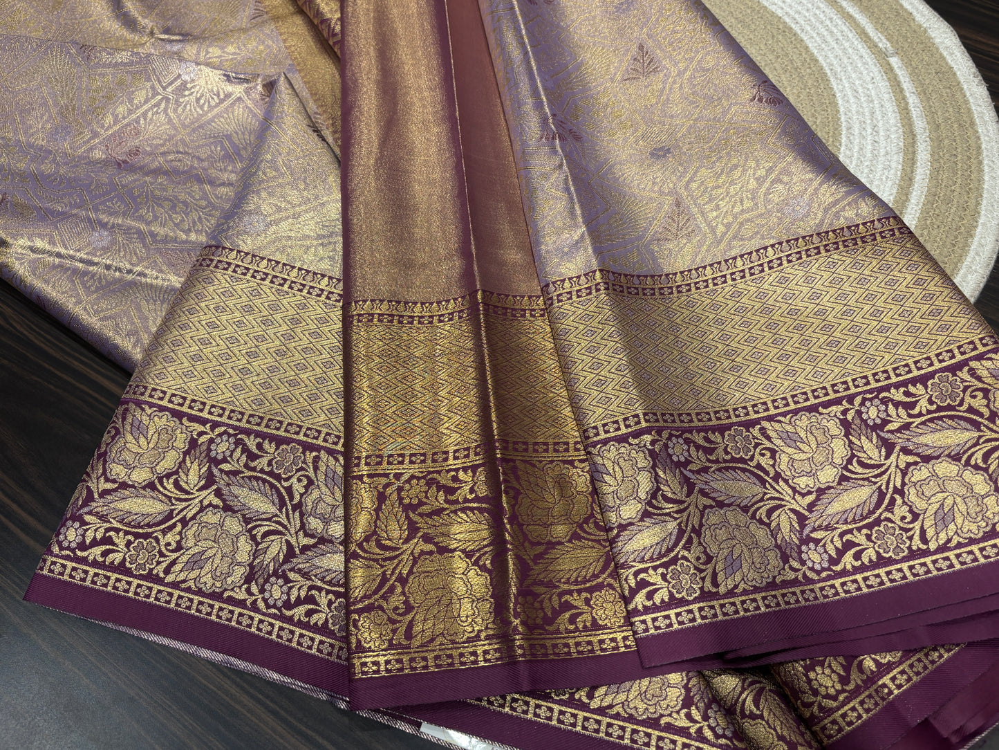 Semi Kanchipuram silk