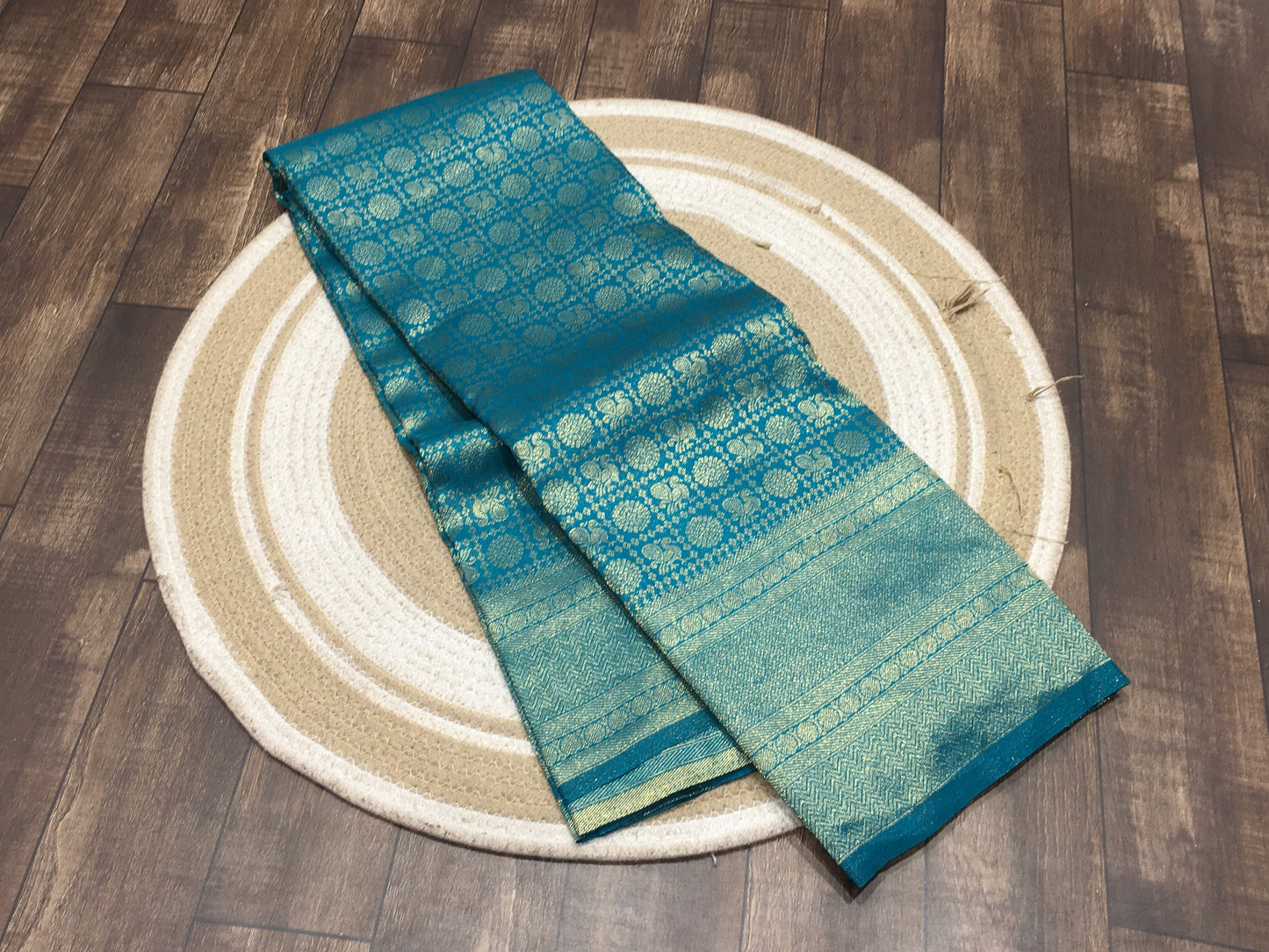 Satin crape saree