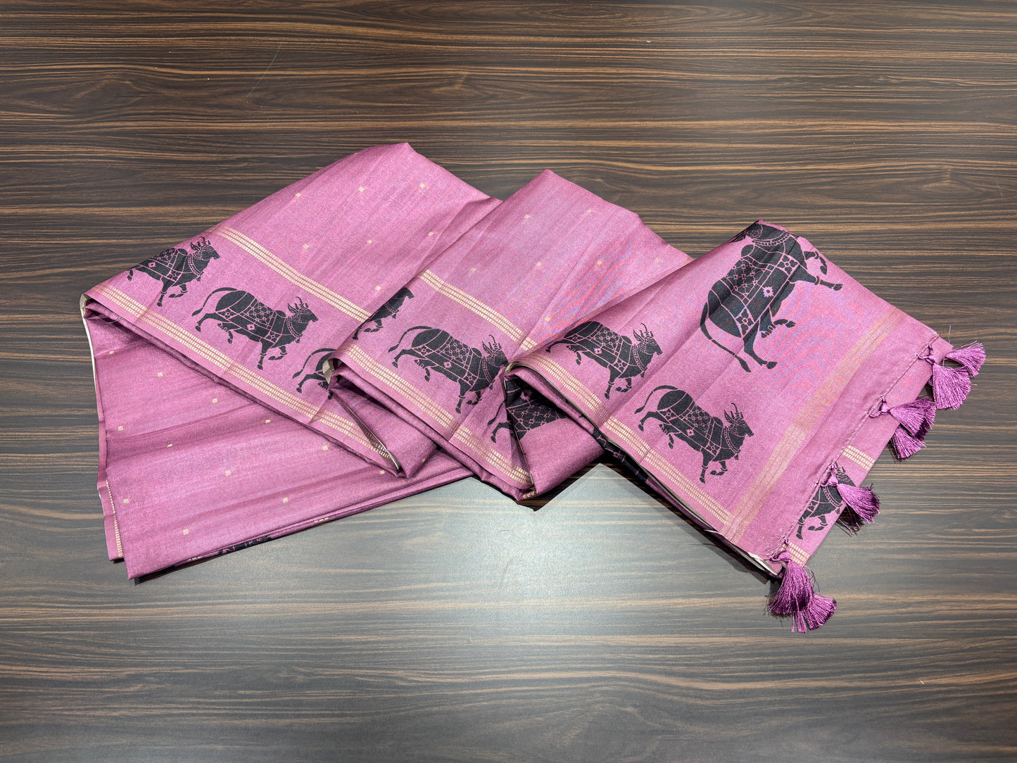 Soft tussar saree
