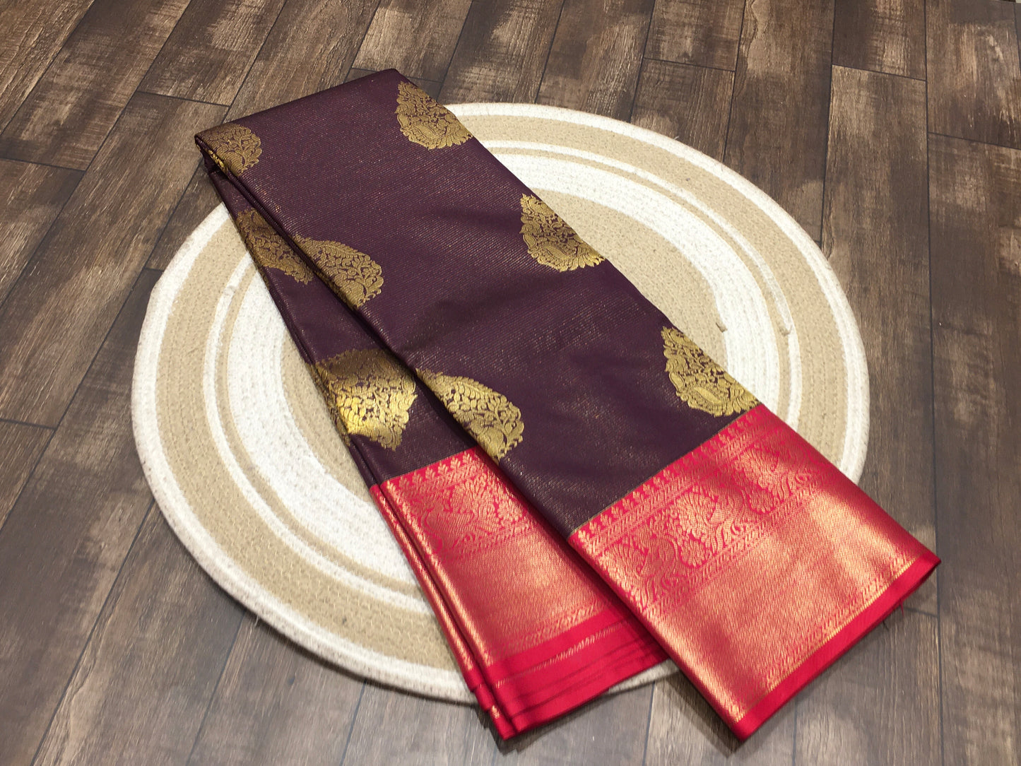 Semi Kanchipuram silk