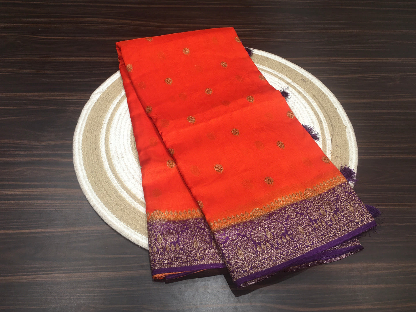 Soft tussar saree