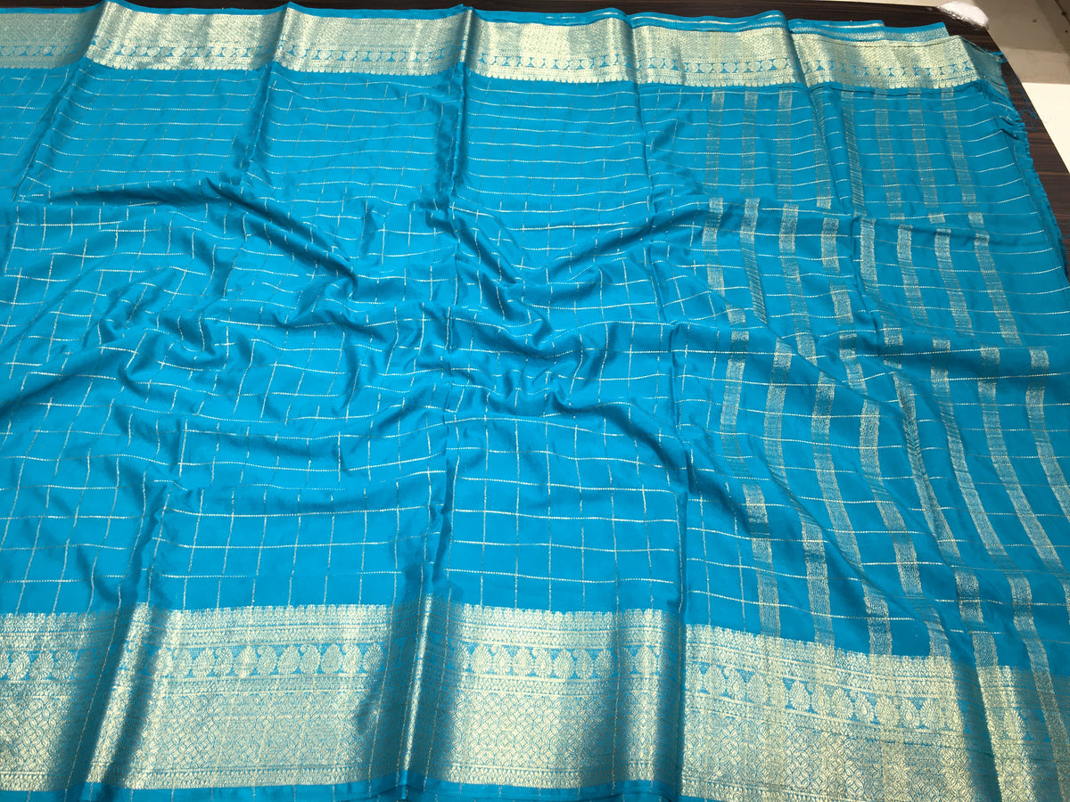 Semi Mysore Crape Silk