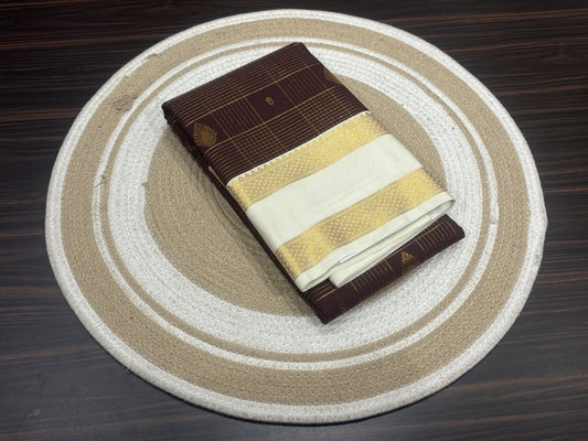 Semi Kanchipuram silk
