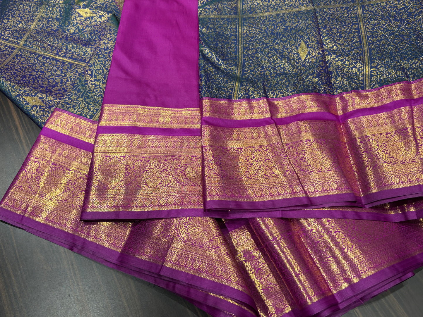 Semi Kanchipuram silk