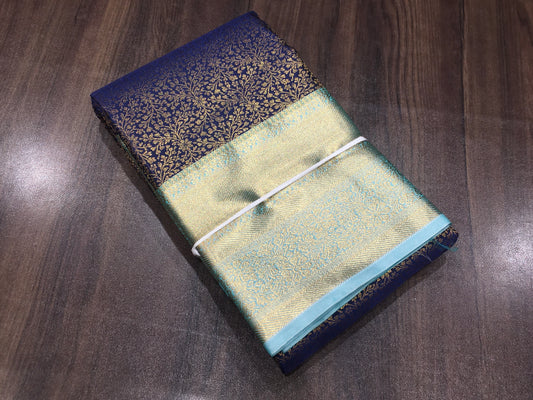 Semi Kanchipuram brocade
