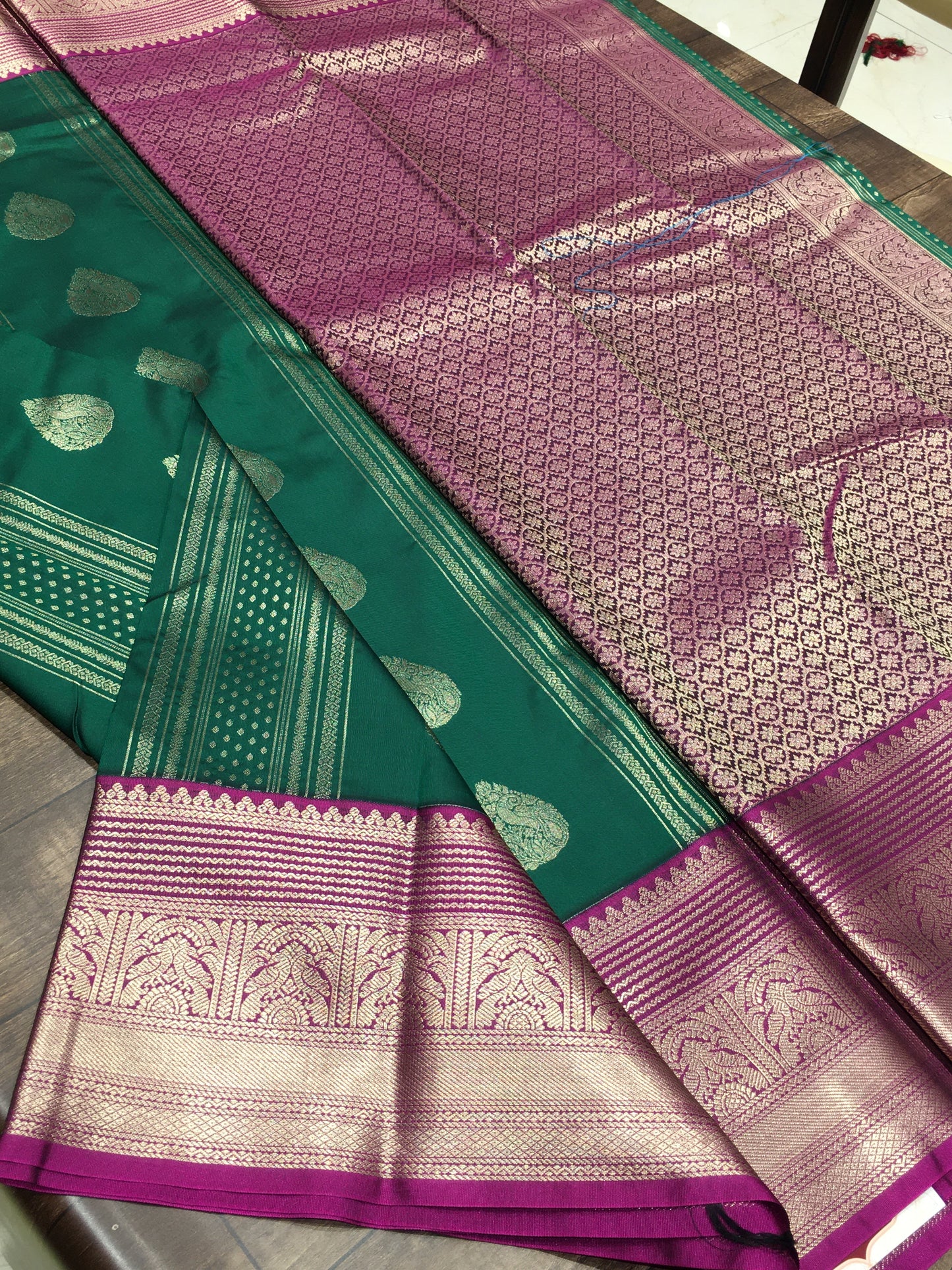 Semi Kanchipuram silk