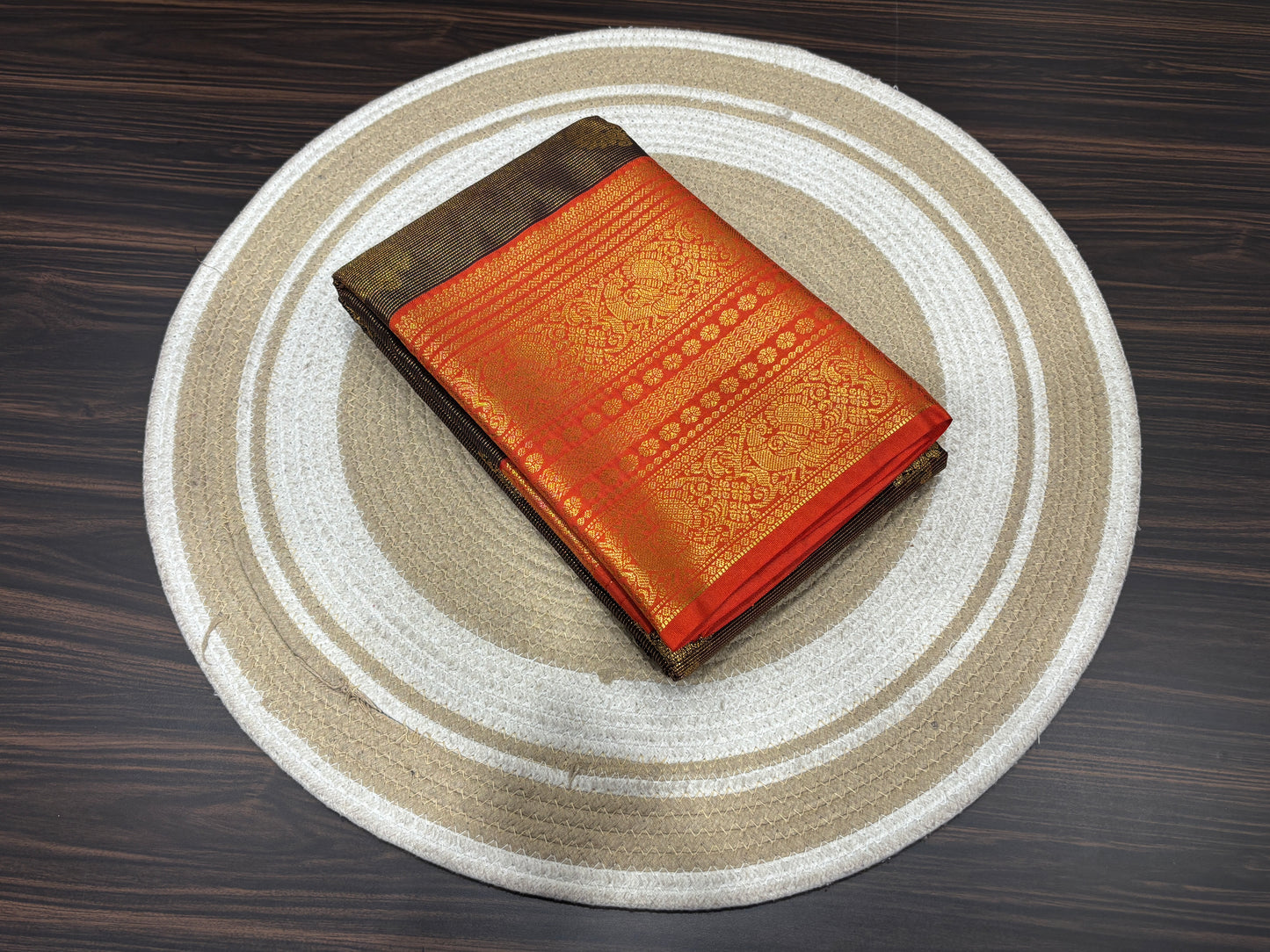 Semi Kanchipuram silk