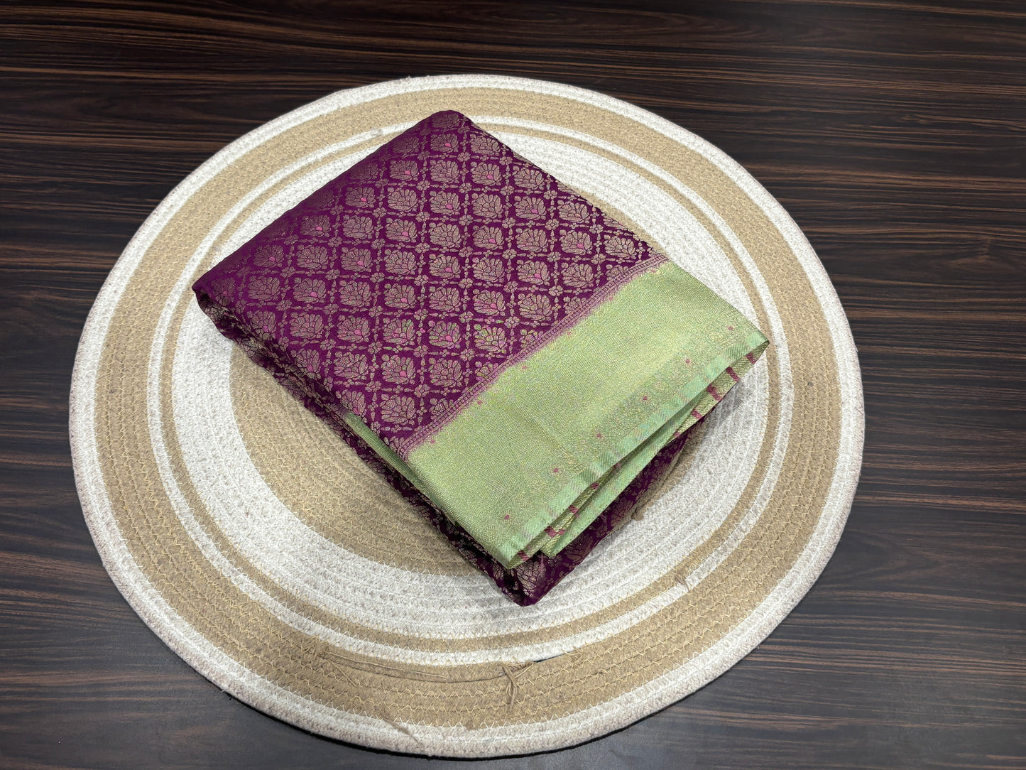 Chiffon crape saree