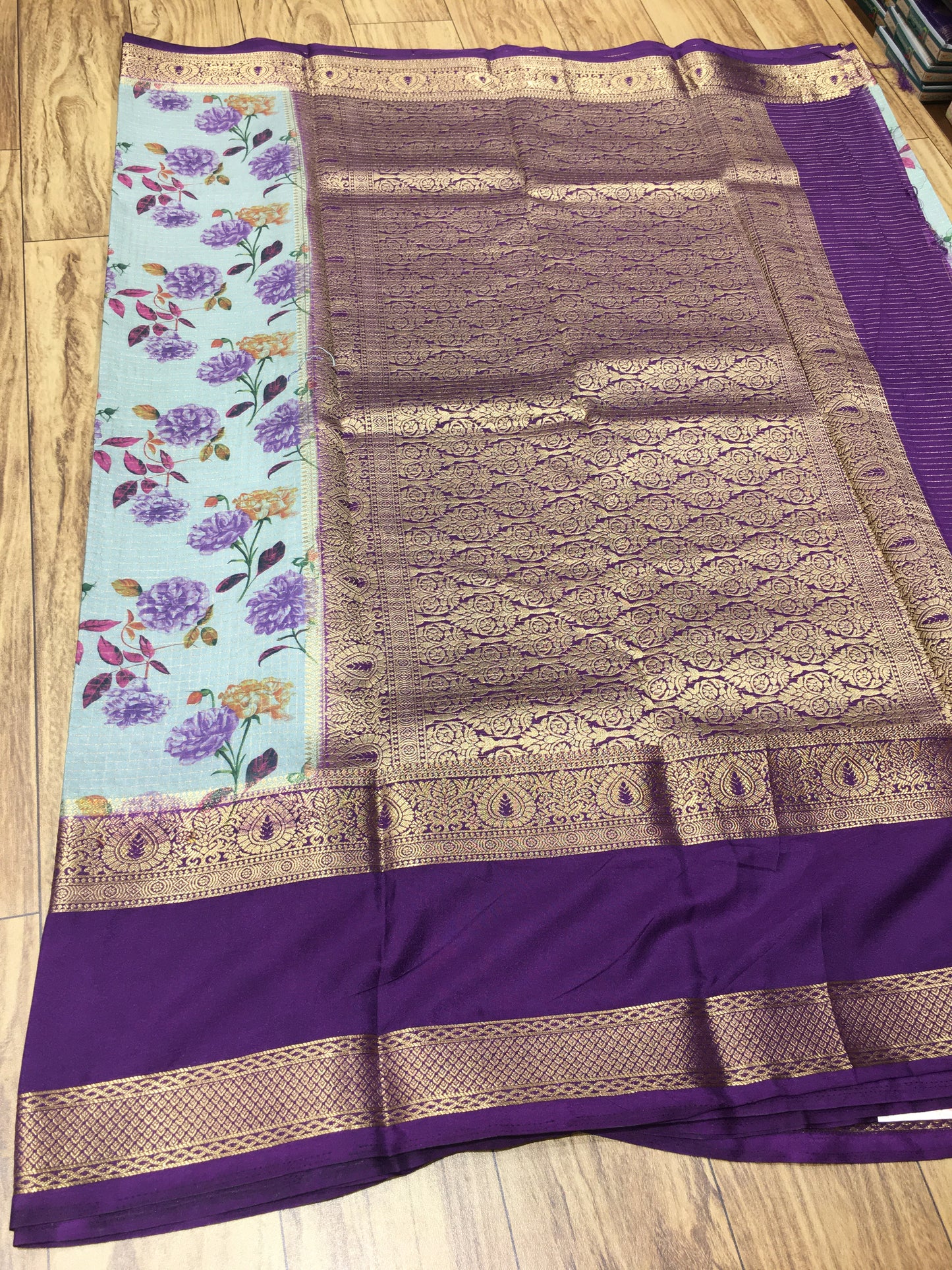 Semi Mysore Crape Silk