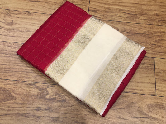 Moonga Crape Saree
