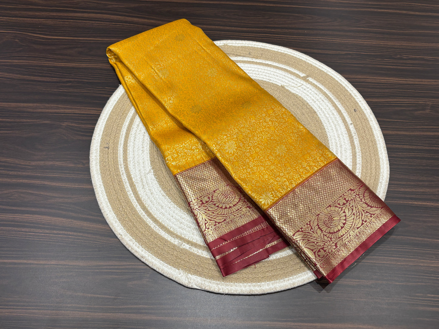 Semi Kanchipuram silk