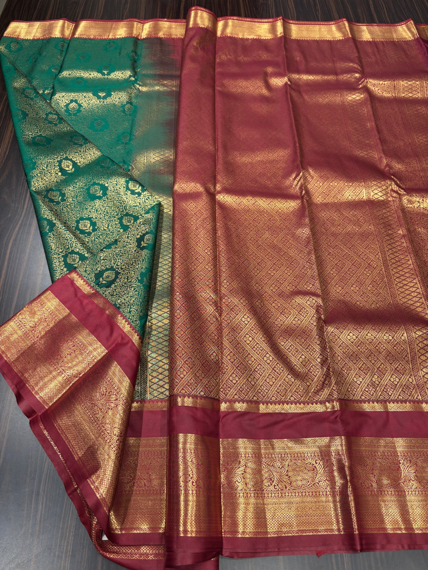 Semi Kanchipuram silk