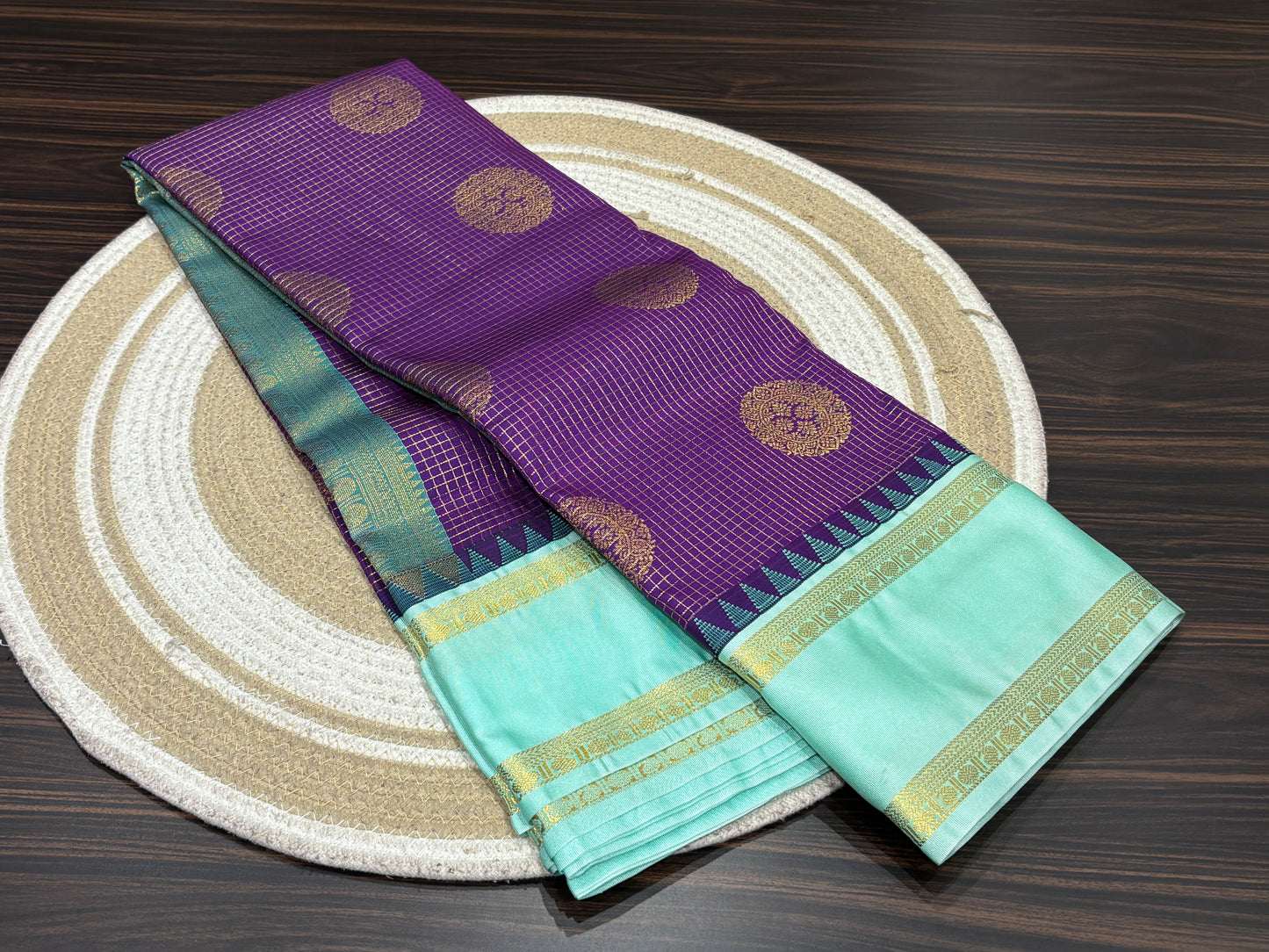 Semi Kanchipuram silk
