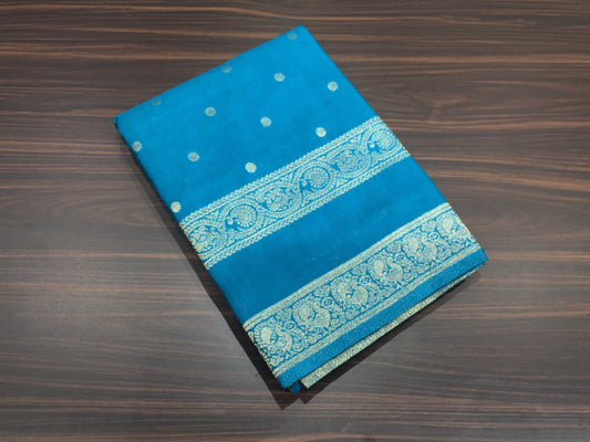 Soft crape saree