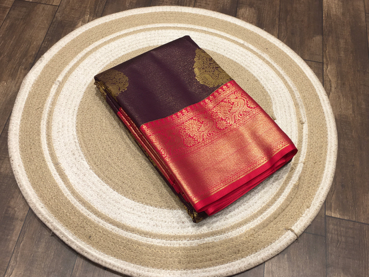 Semi Kanchipuram silk