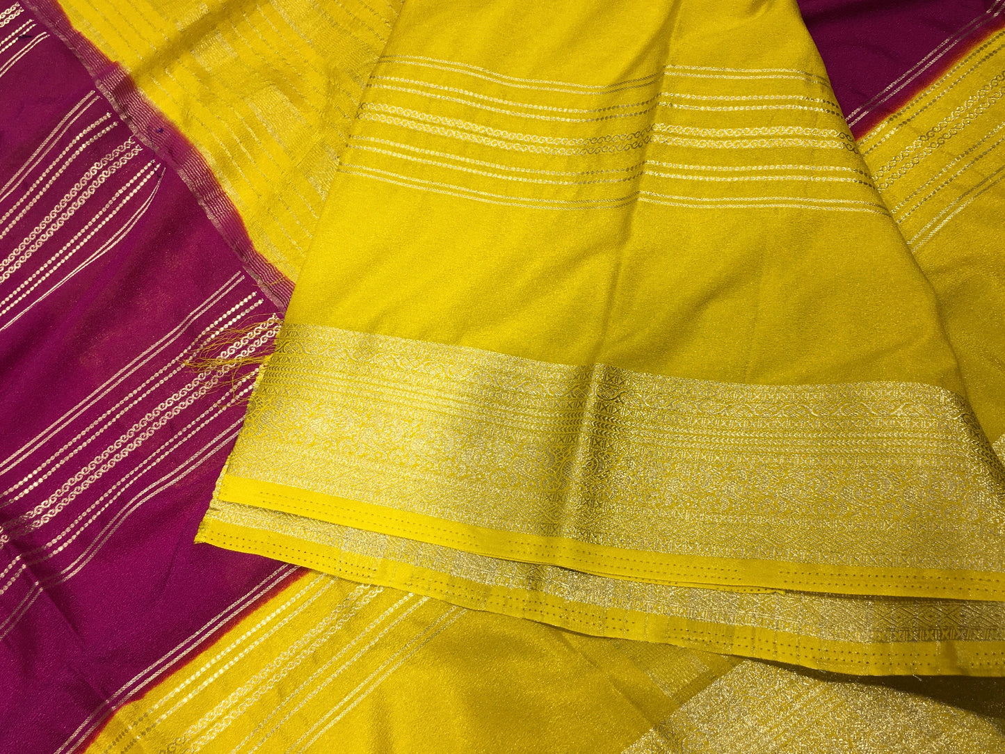 Semi Mysore crape