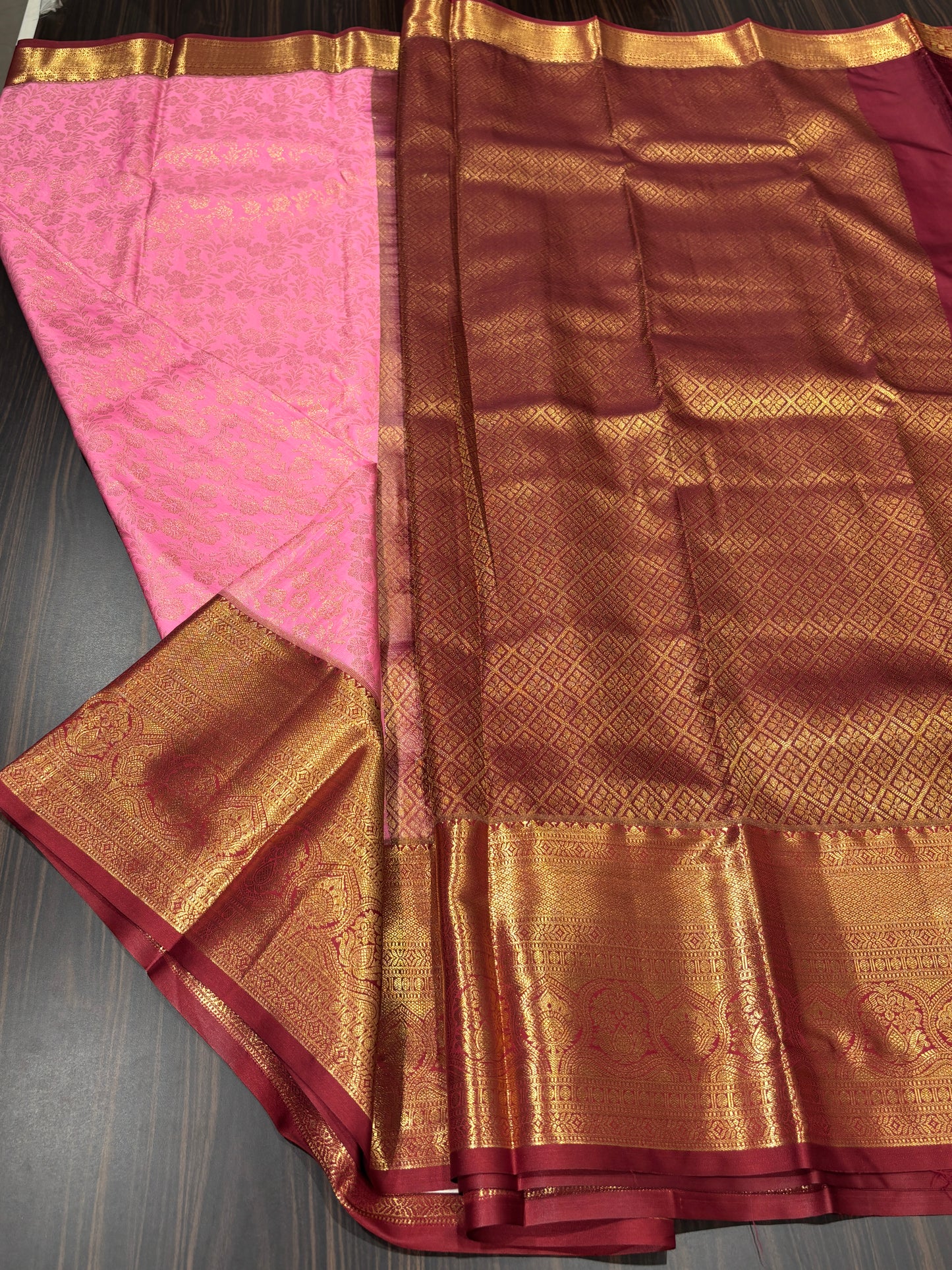 Semi Kanchipuram silk