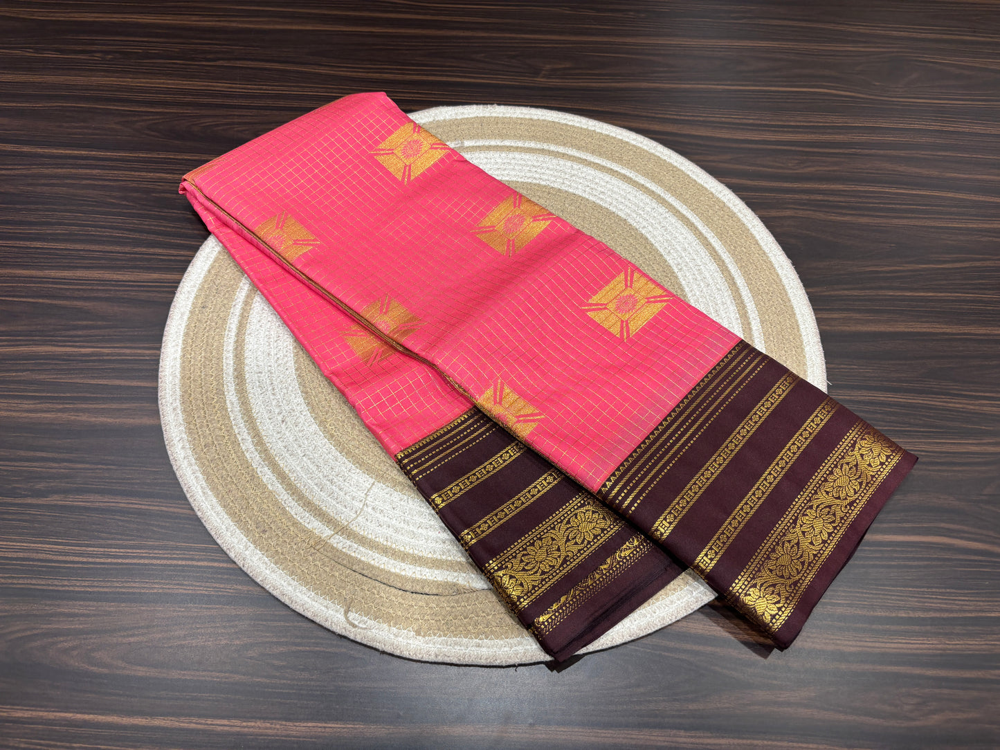 Semi Kanchipuram silk