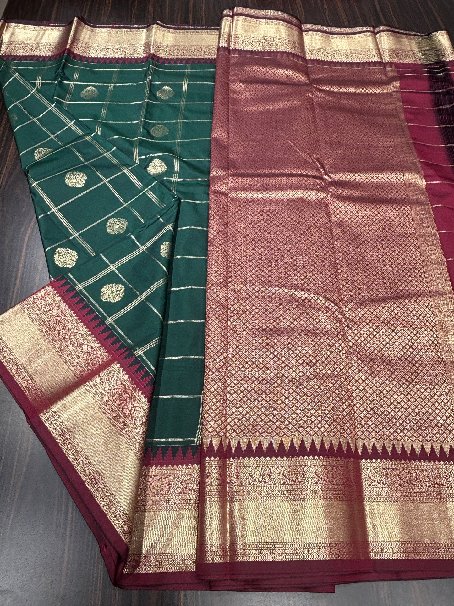 Semi Kanchipuram silk