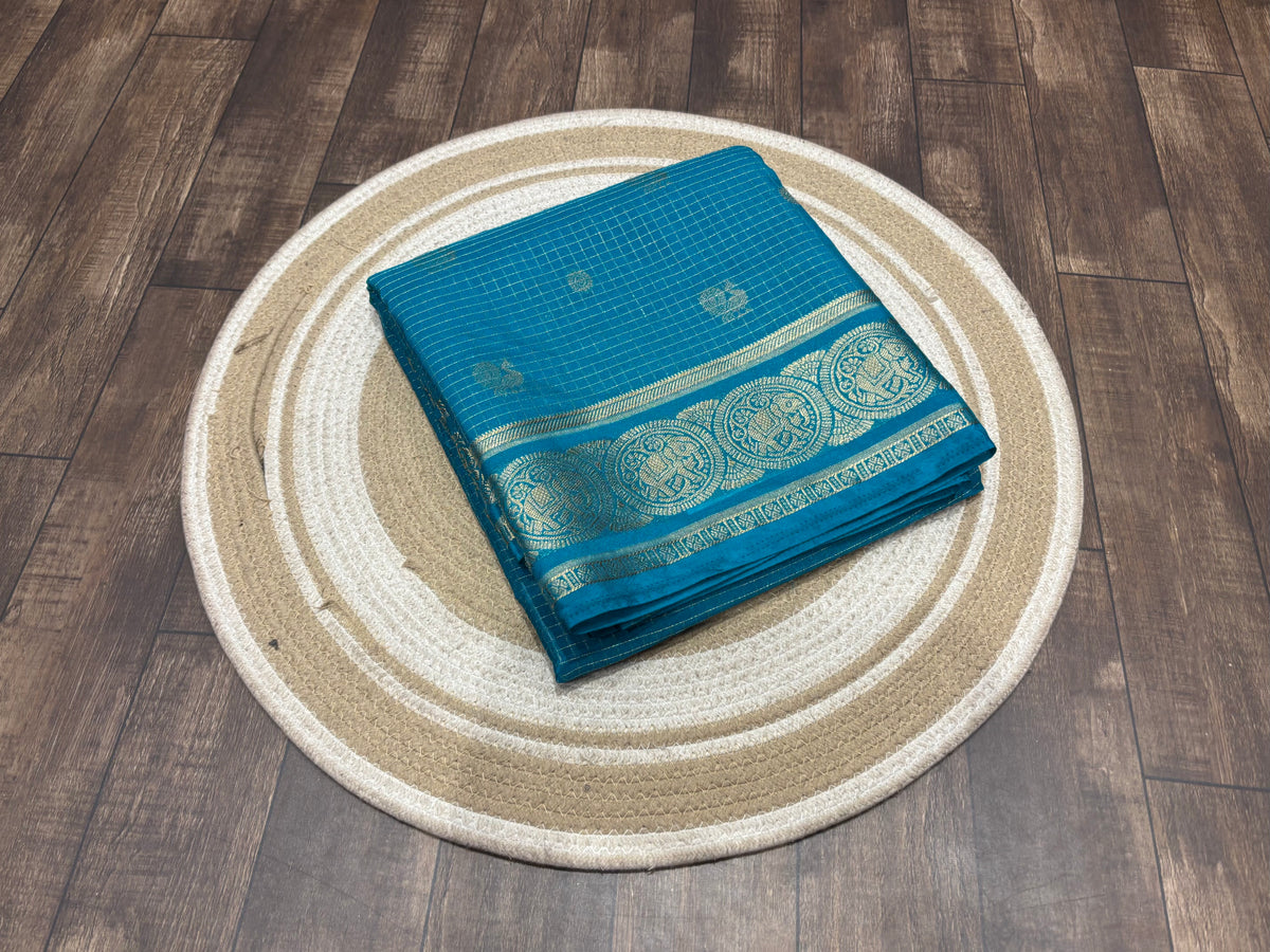 Semi Mysore Crape Silk