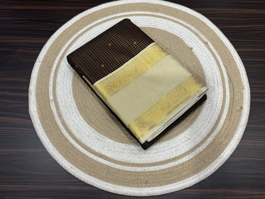 Semi Kanchipuram silk