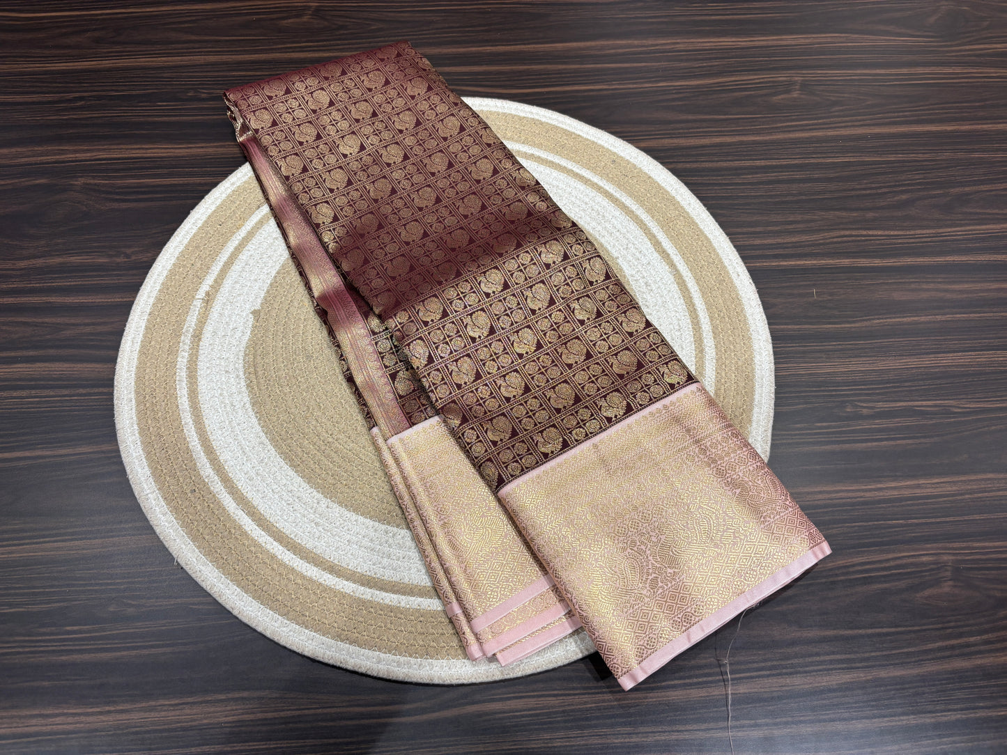 Semi Kanchipuram silk