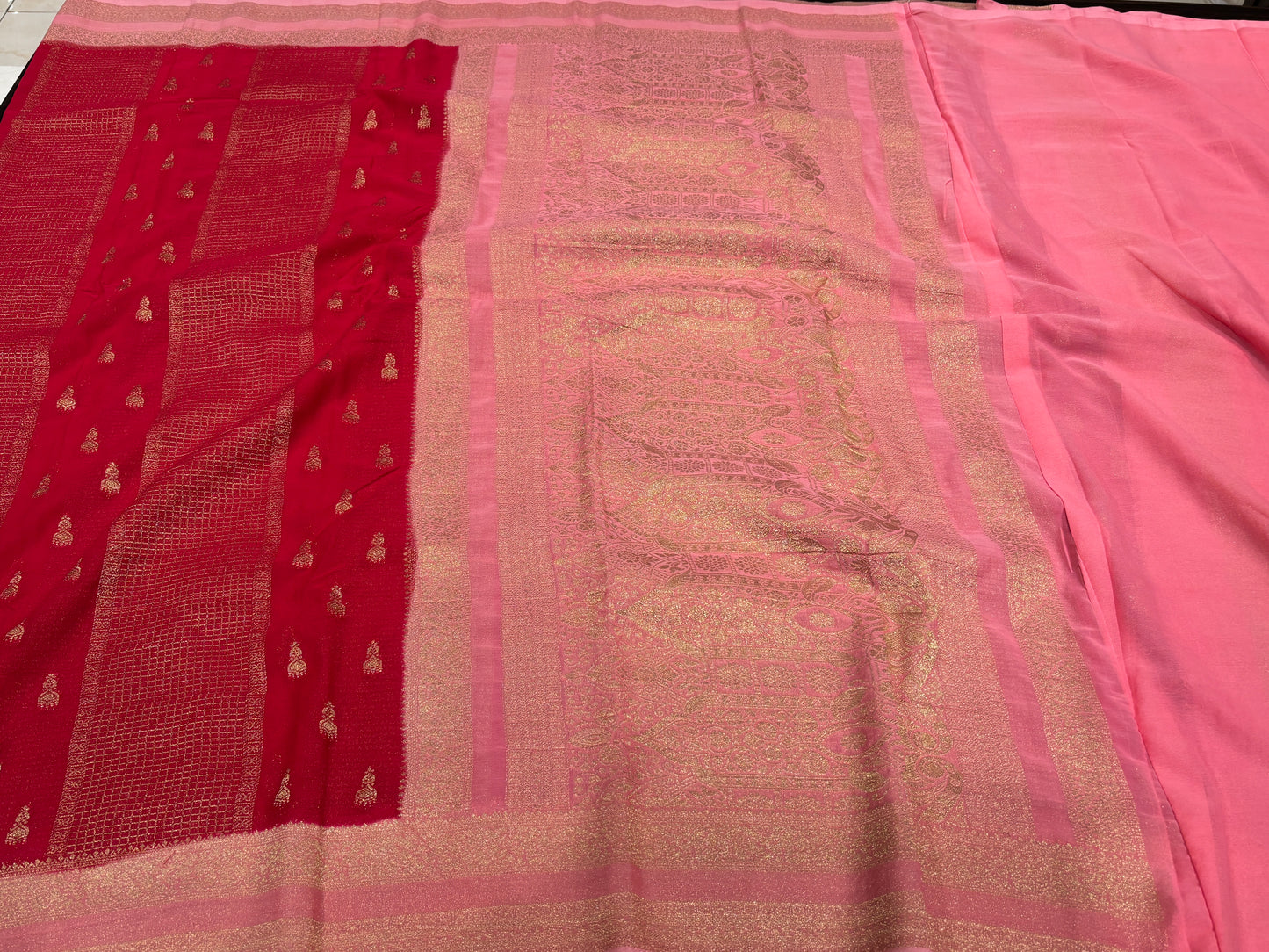 Chiffon georgette saree